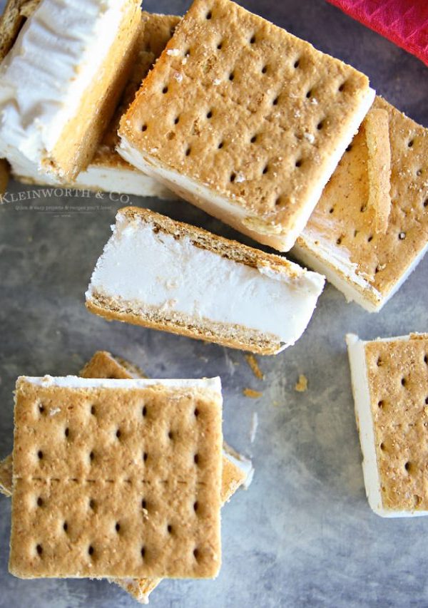 Recipe for Easy Skinny Ice Cream Sandwiches