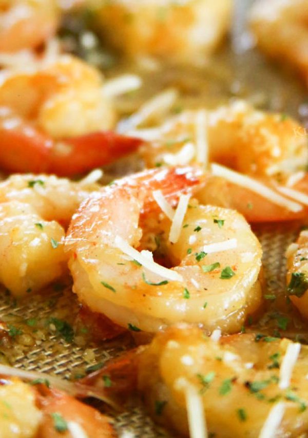 Honey Garlic Sheet Pan Shrimp recipe