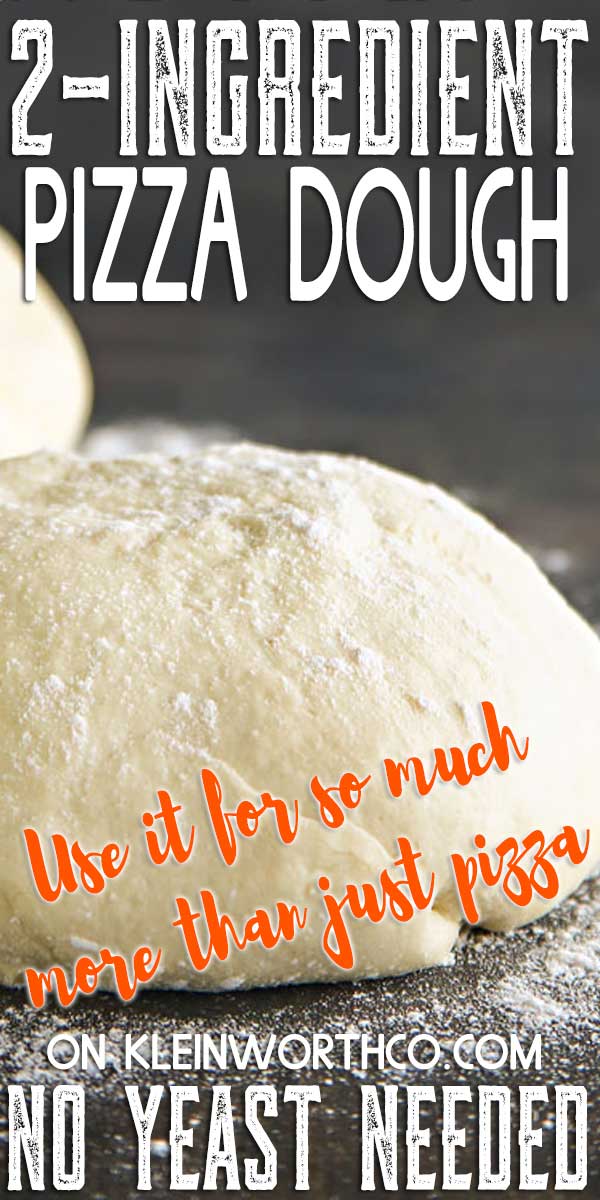 Easy 2-Ingredient Pizza Dough