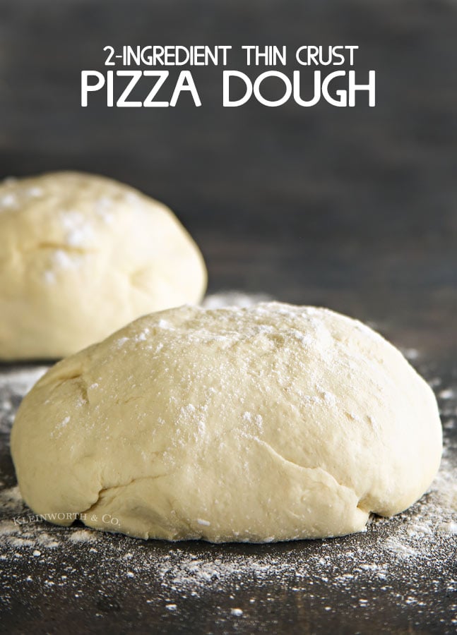 2-Ingredient Pizza Dough