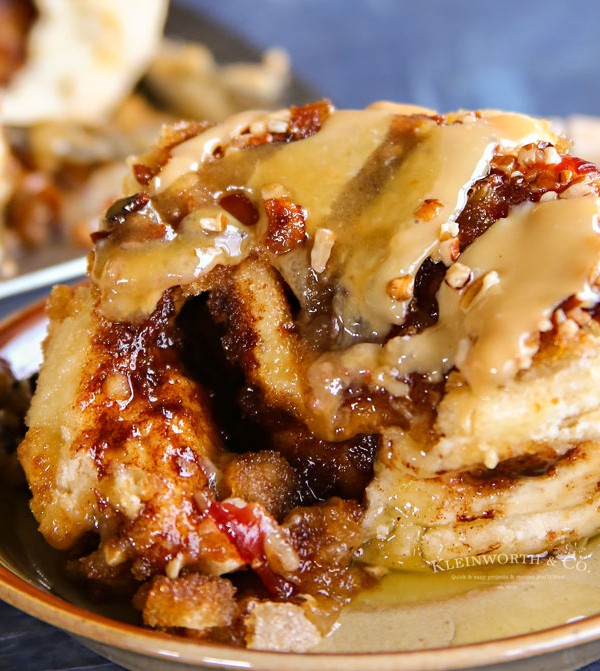 Bacon Caramel Sticky Buns Recipe