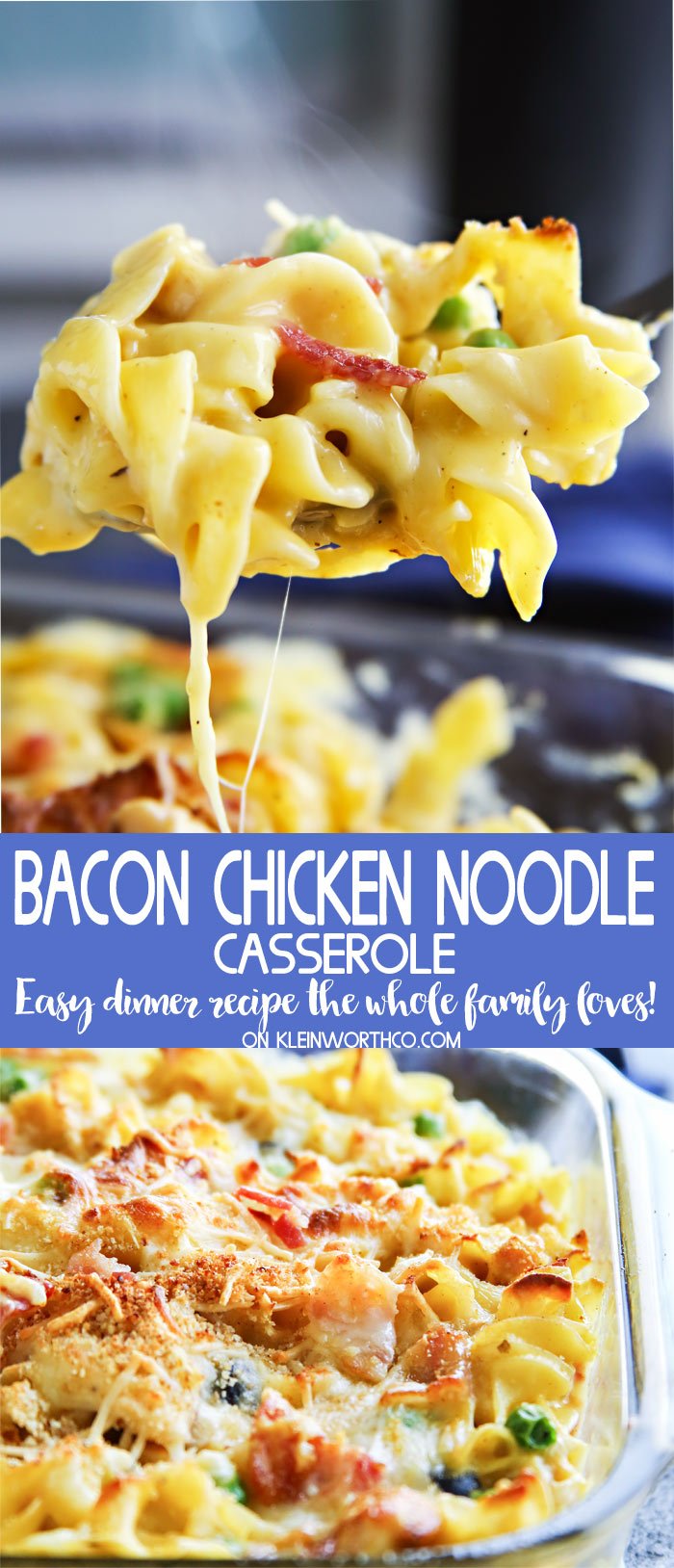 Bacon Chicken Noodle Casserole