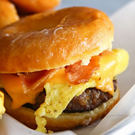 Bacon, Egg & Cheese Breakfast Donuts