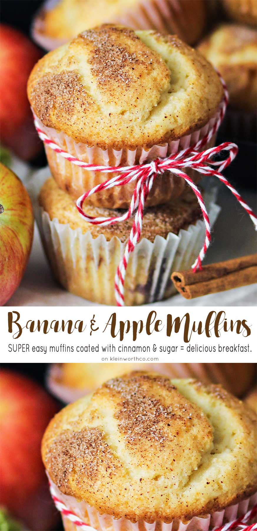 Banana Apple Muffins