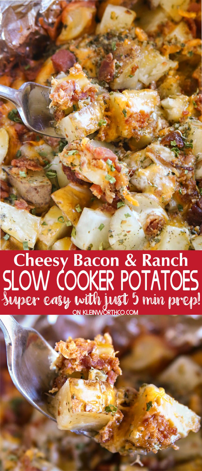 Cheesy Bacon Ranch Potatoes