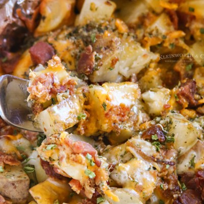 17 Best Fall Crockpot Recipes 17 Cheesy Bacon Ranch Potatoes 900 1