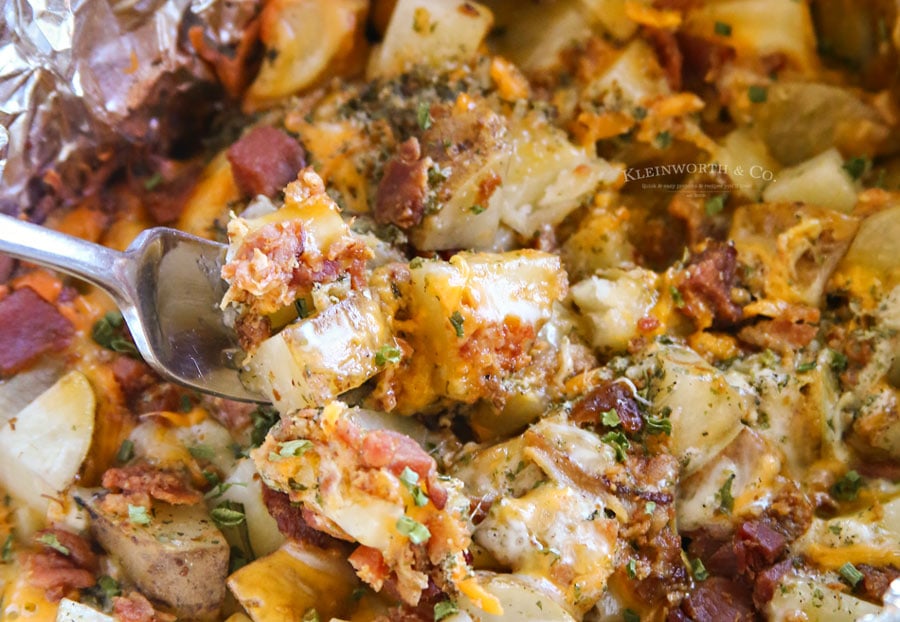 Cheesy Bacon Ranch Potatoes