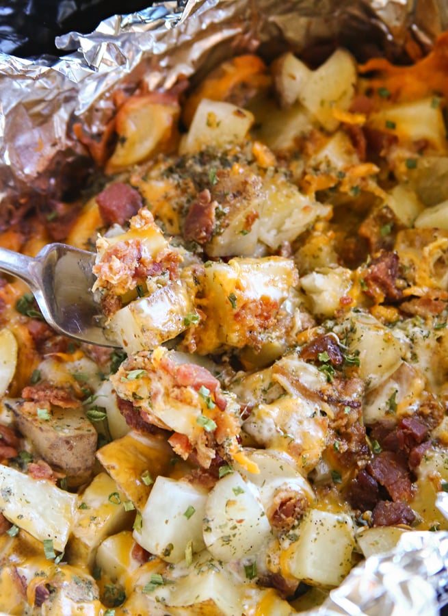 Cheesy Bacon Ranch Potatoes
