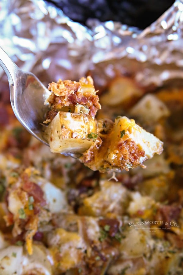 Recipe for Cheesy Bacon Ranch Potatoes