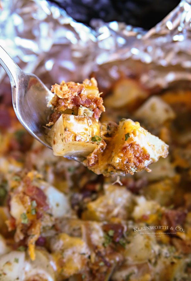 Recipe for Cheesy Bacon Ranch Potatoes