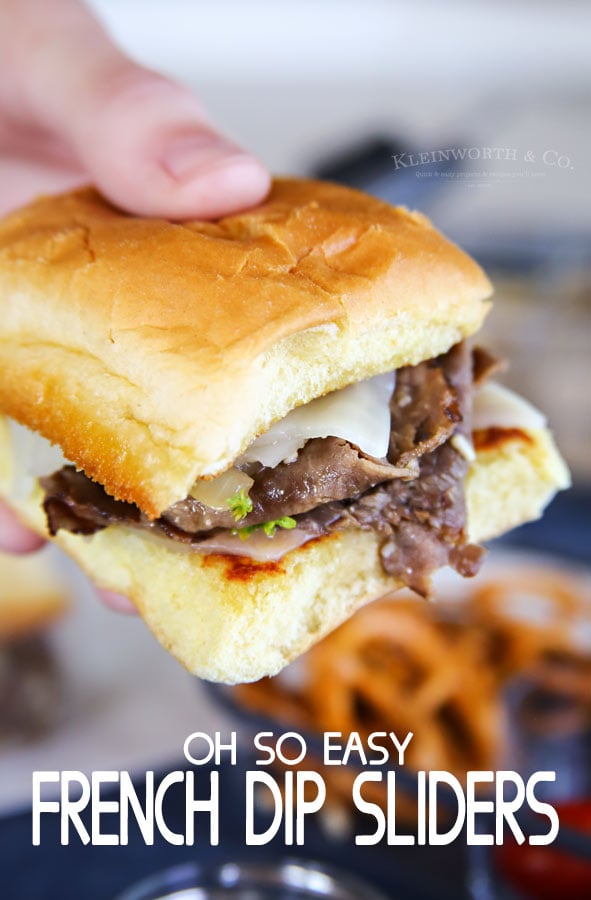 Easy French Dip Sliders