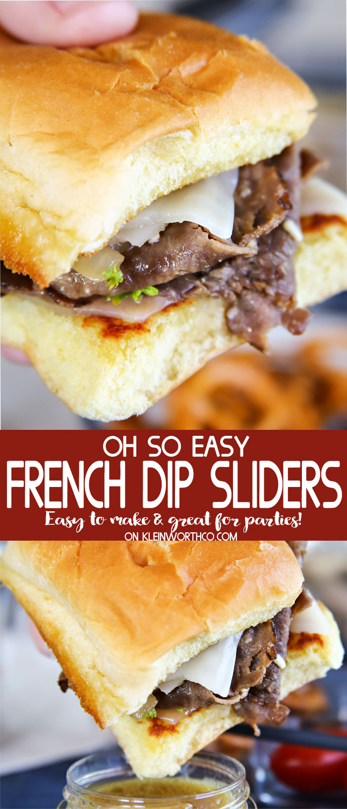 Easy French Dip Sliders