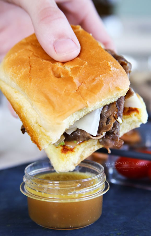 Easy French Dip Sliders recipe