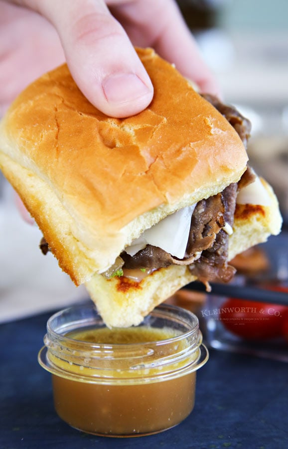 Easy French Dip Sliders recipe