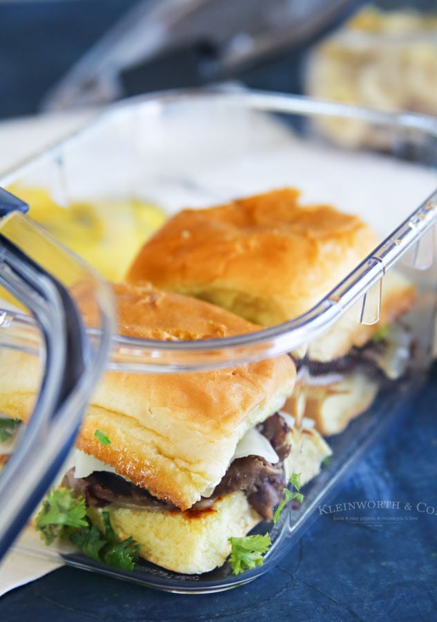 Easy French Dip Sliders for lunch