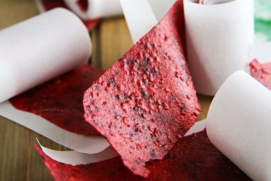 Mixed Berry Fruit Leather