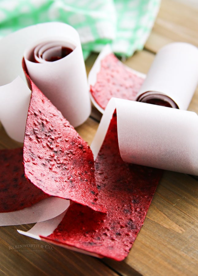 Mixed Berry Fruit Leather recipe