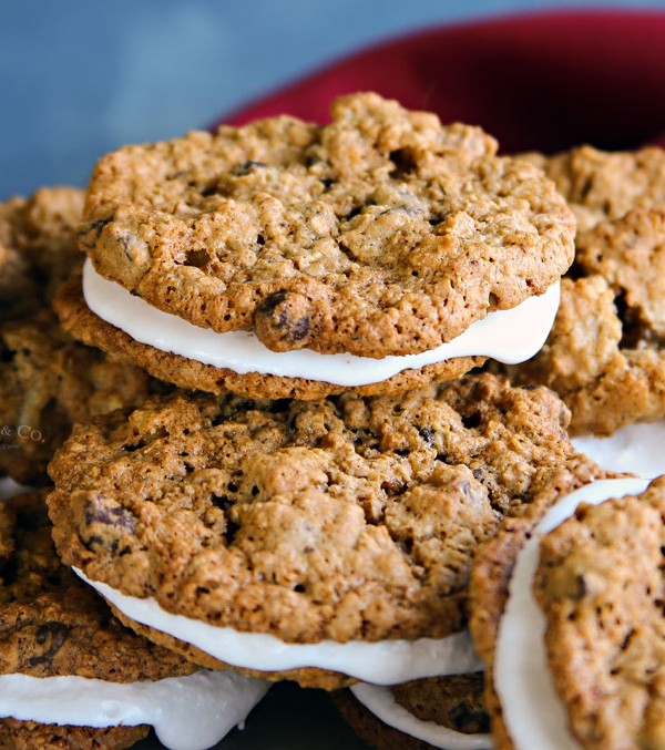 Oatmeal Cream Pie Cookies