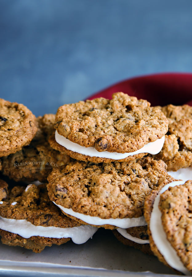 Oatmeal Cream Pie Cookies