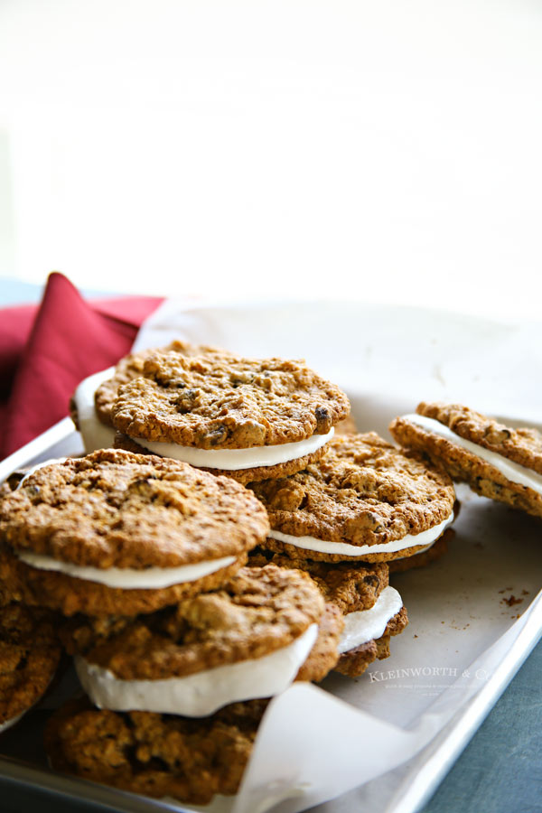 Oatmeal Cream Pie Cookies recipe