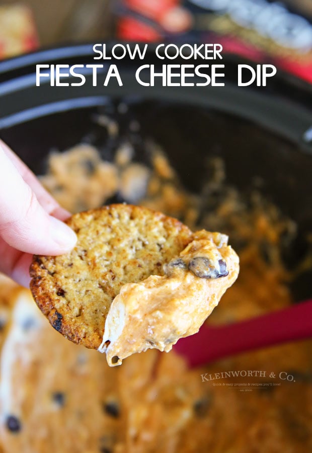 Slow Cooker Fiesta Cheese Dip