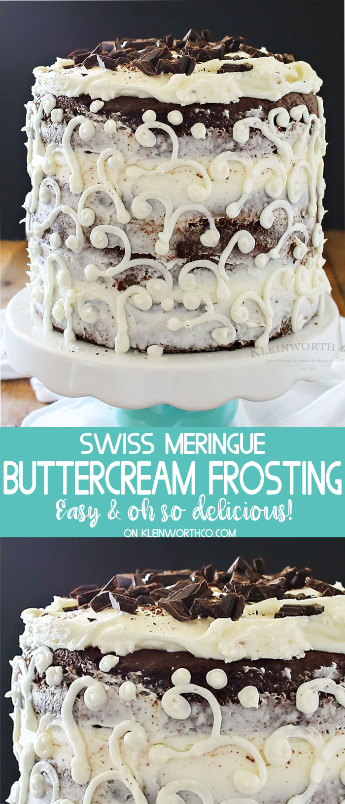 Swiss Meringue Buttercream Frosting