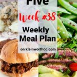 Thrive at Five Meal Plan Week 38