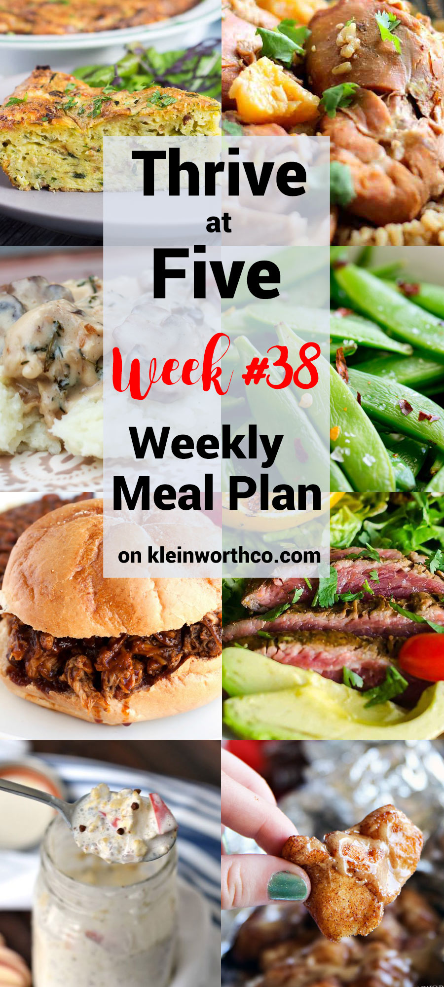 Thrive at Five Meal Plan Week 38 - Taste of the Frontier