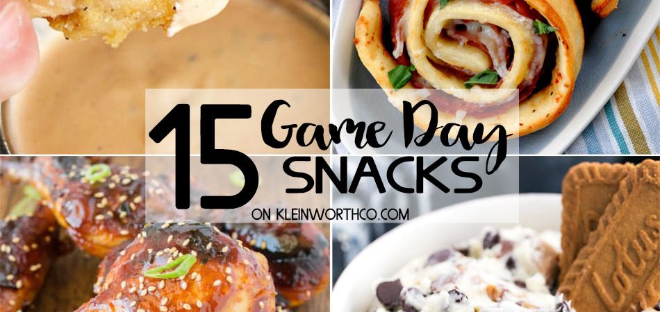15 Game Day Tailgating Snacks