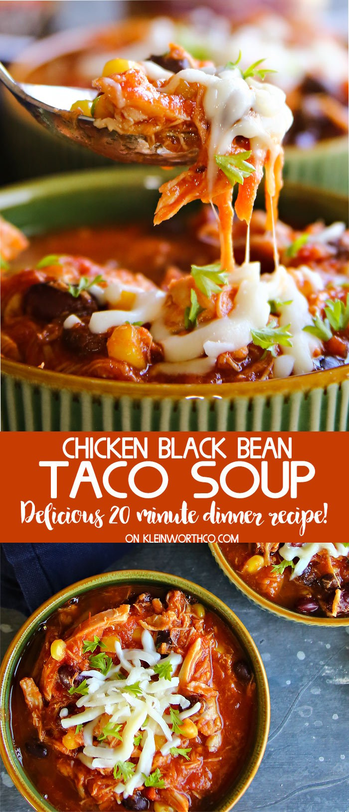 How to make Chicken Black Bean Taco Soup
