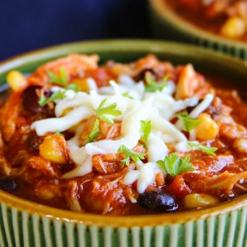 Chicken Black Bean Taco Soup recipe