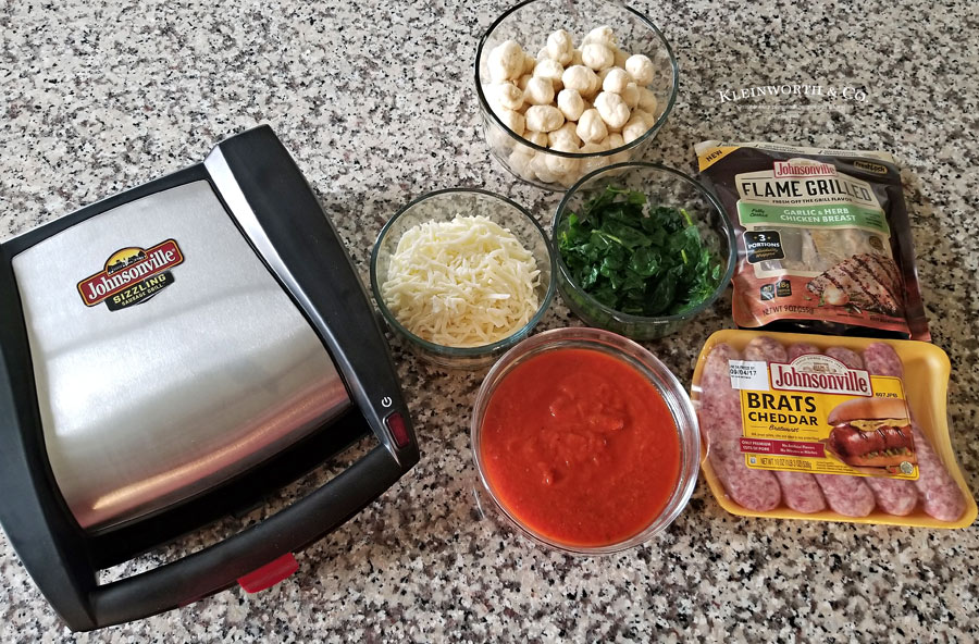 Chicken Spinach & Sausage Bubble Up ingredients