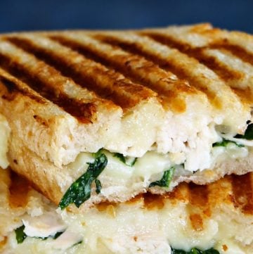 Chicken & Spinach Grilled Goat Cheese Sandwich