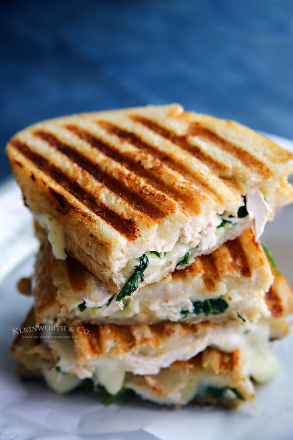 Chicken & Spinach Grilled Goat Cheese Sandwich