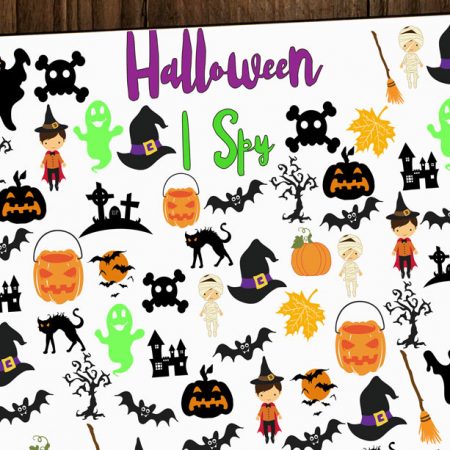 Free Halloween I Spy Printable