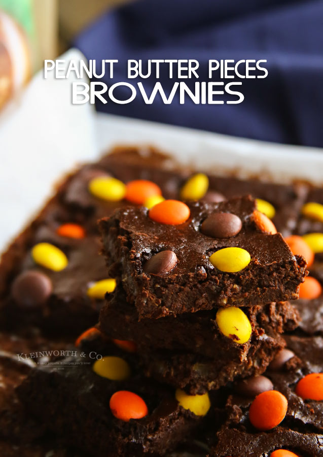 Peanut Butter Pieces Brownies