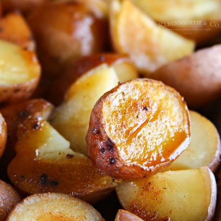 Easy Roasted Balsamic Potatoes