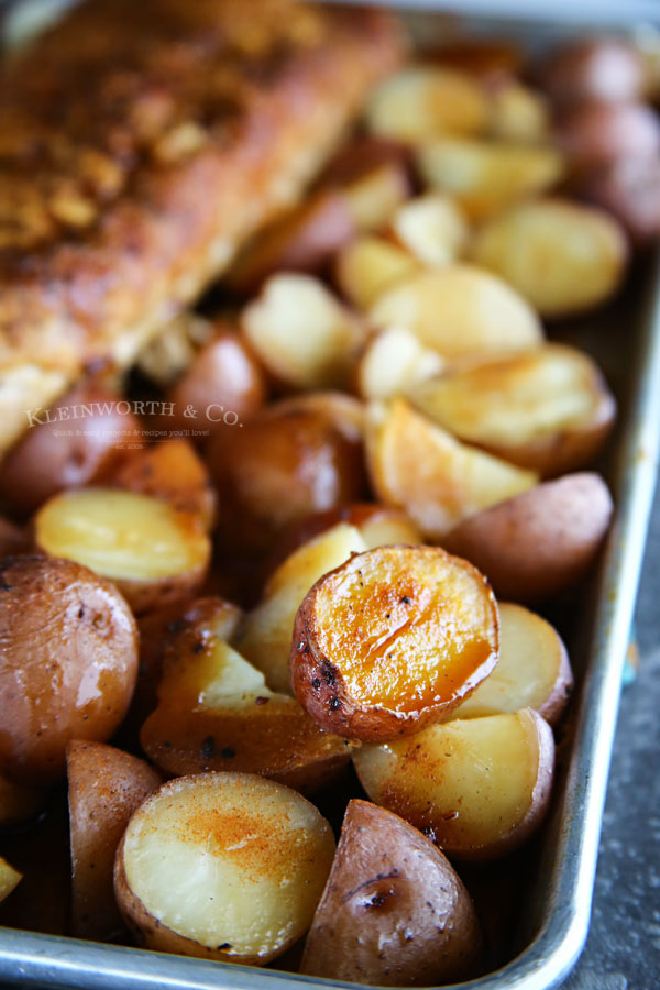 Recipe for Easy Roasted Balsamic Potatoes