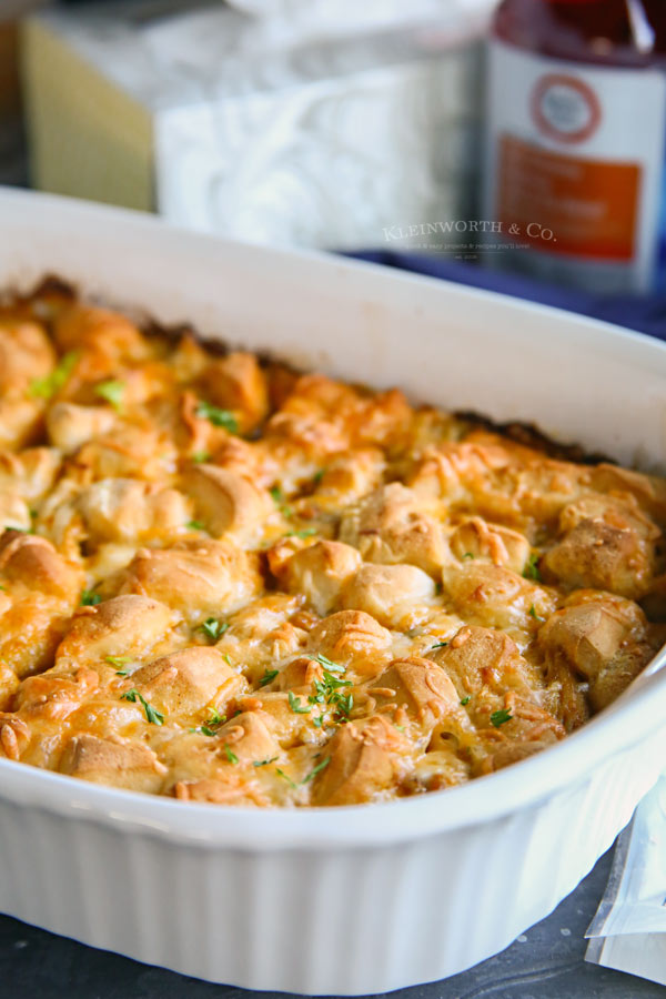 Mexican Chicken Bubble Up Casserole chicken recipe