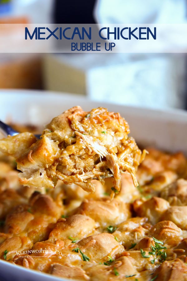 Mexican Chicken Bubble Up Casserole