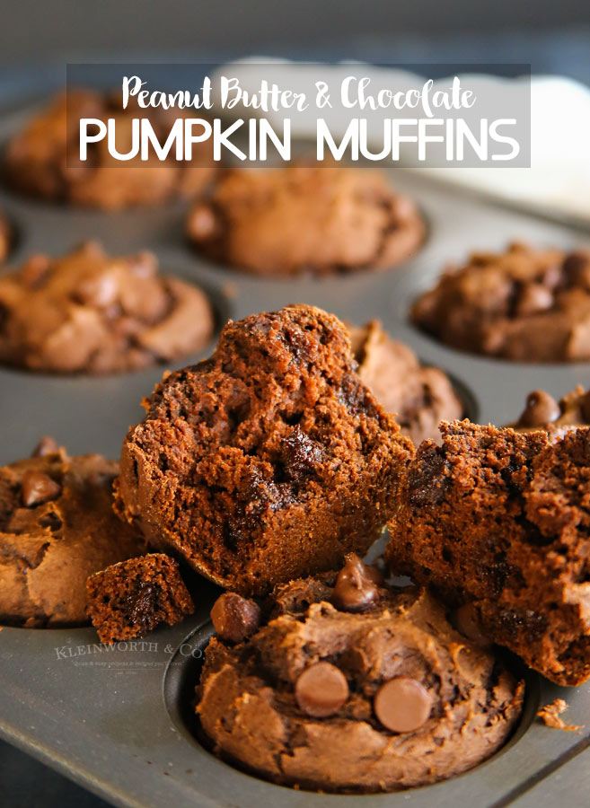 Peanut Butter Pumpkin Muffins