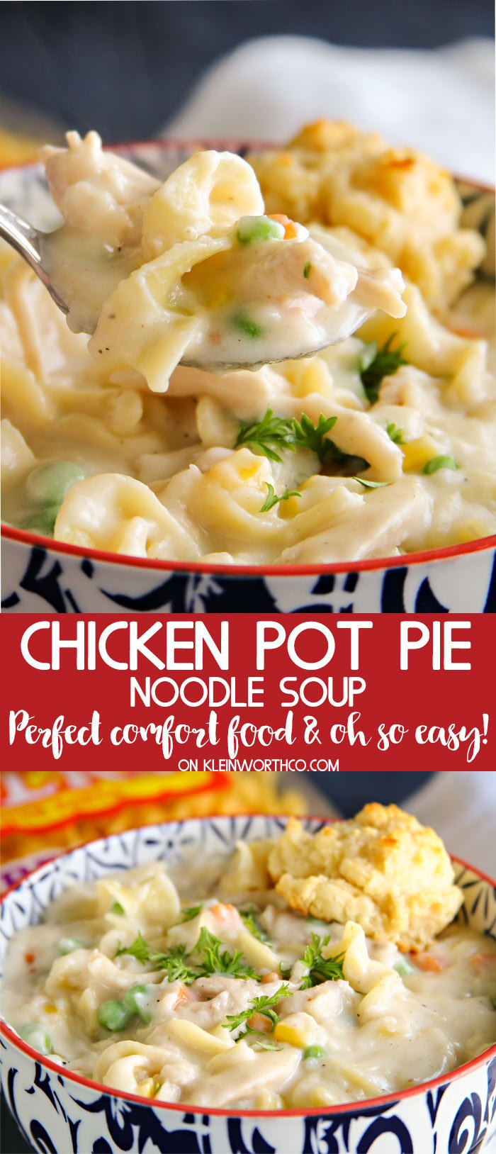 How to make Chicken Pot Pie Noodle Soup