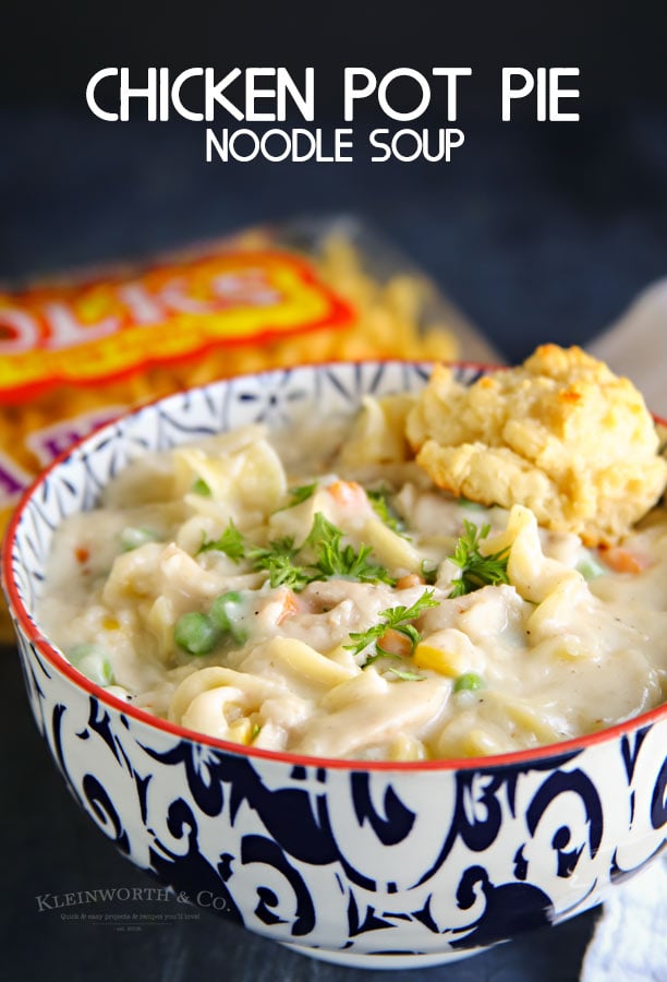 Chicken Pot Pie Noodle Soup