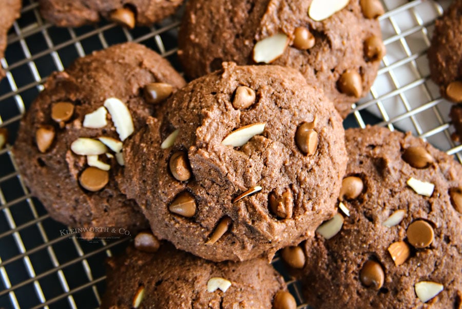 Easy Chocolate Almond Ricotta Cookies