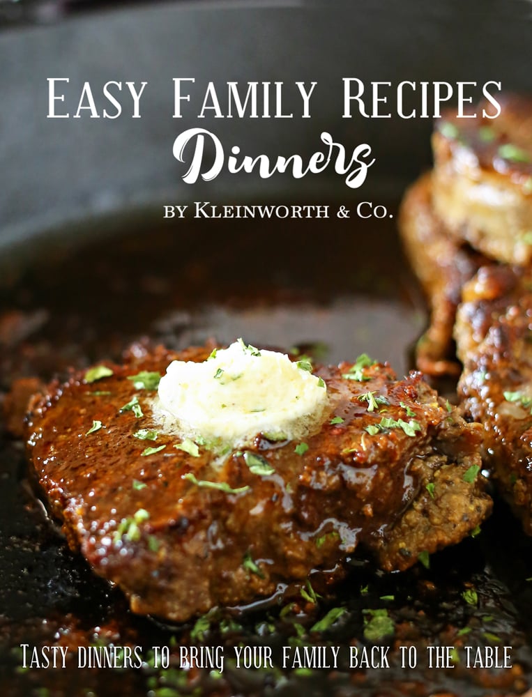 Easy Family Recipes - Dinners - Taste of the Frontier