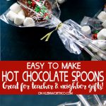 Fun Christmas Gifts - Easy Hot Chocolate Spoons