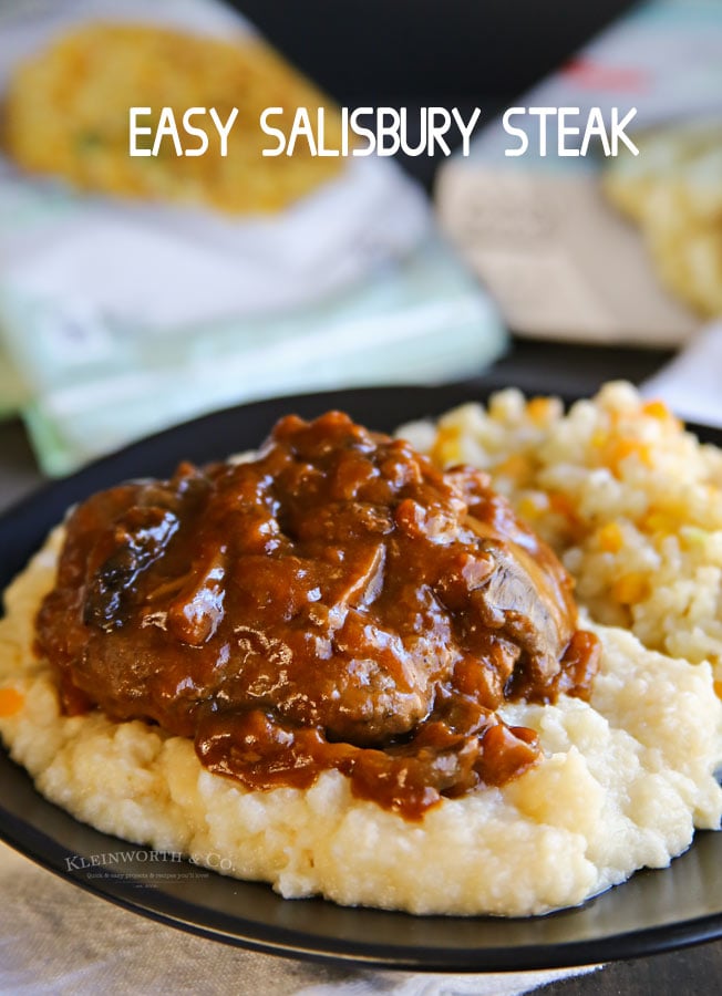 Easy Salisbury Steak Dinner