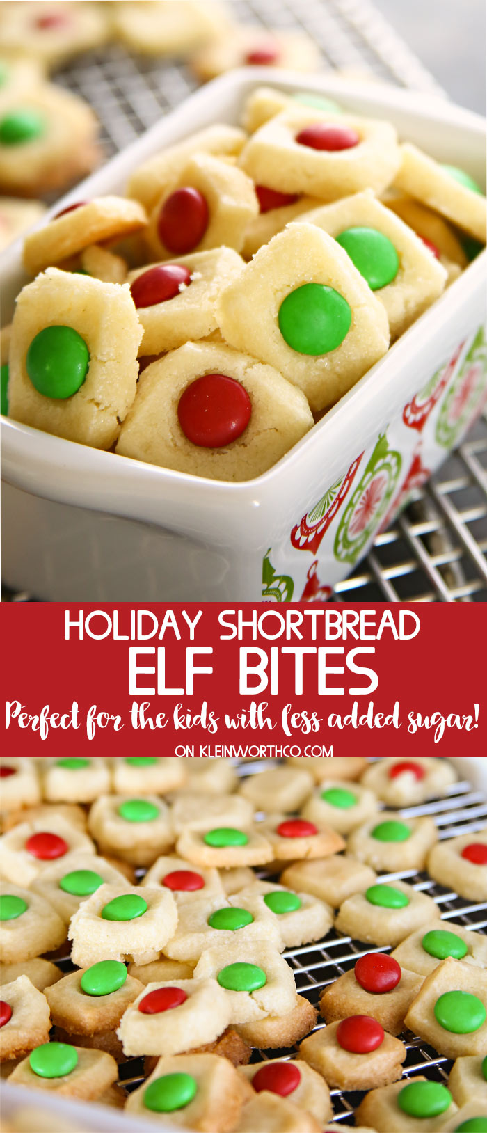 Holiday Shortbread Elf Bites recipe