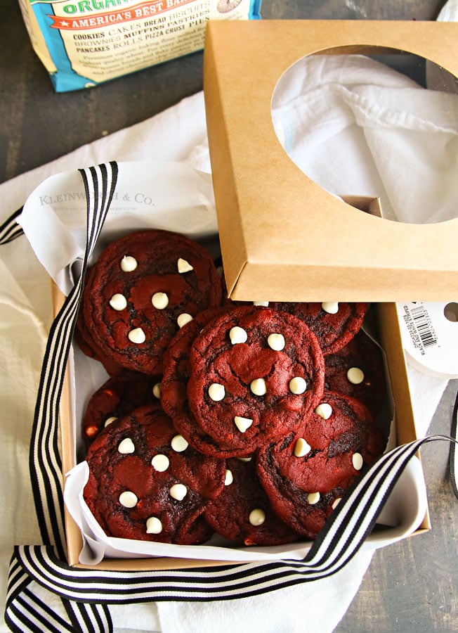 Holiday cookie recipe - Red Velvet White Chocolate Chip Cookies