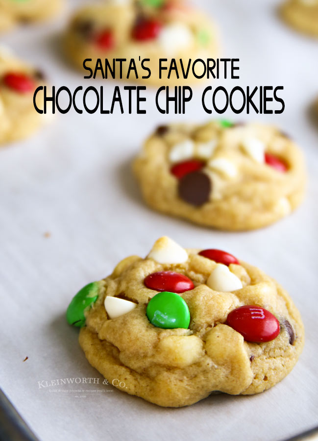 Santa's Favorite Chocolate Chip Cookies
